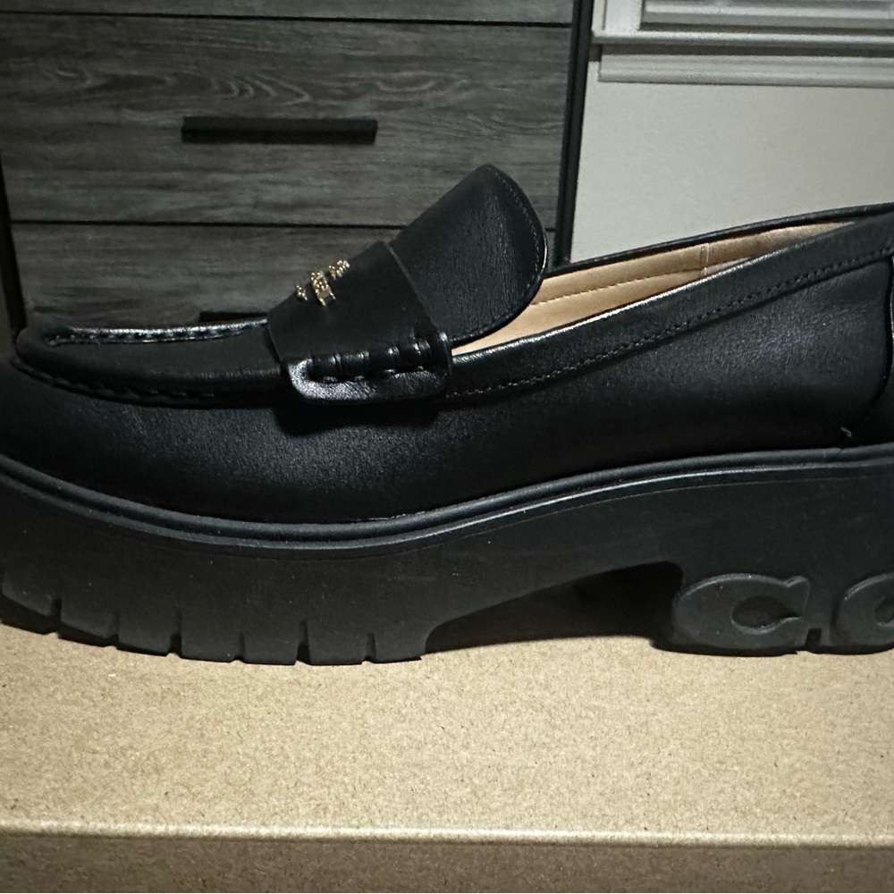 Black Chunky Loafers - Never Worn